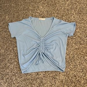 Blue Shein Adjustable Top